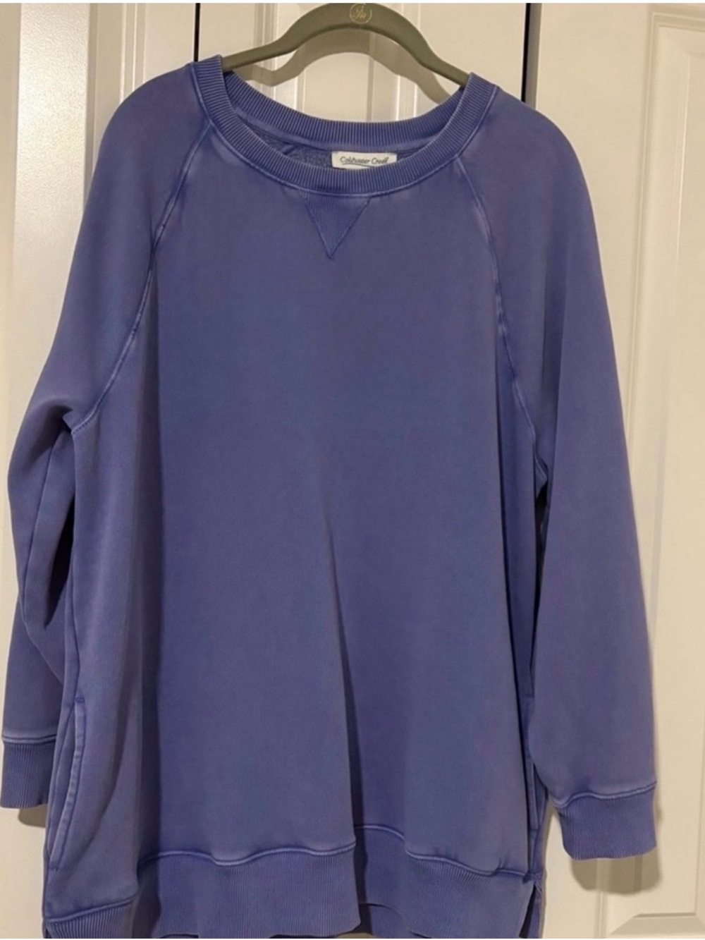 Coldwater Creek Colorwash Tunic Sweatshirt size XL